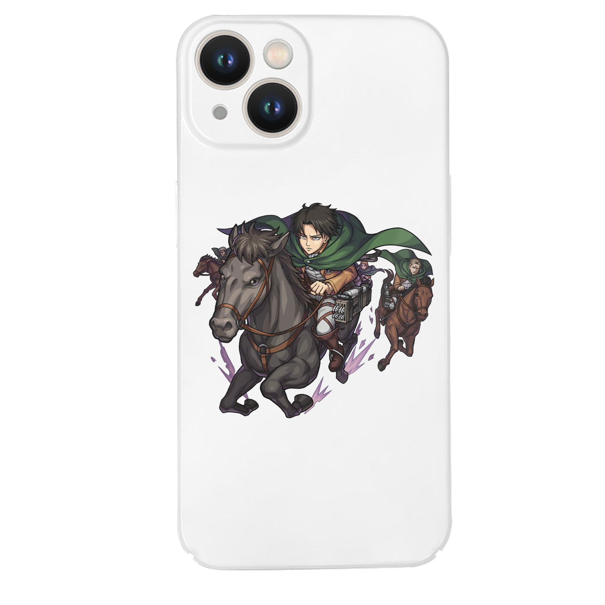 （画像用） 進撃の巨人 リヴァイ·アッカーマン Attack on Titan Levi Ackerman 【iPhone 14シリーズ対応】ハードケース